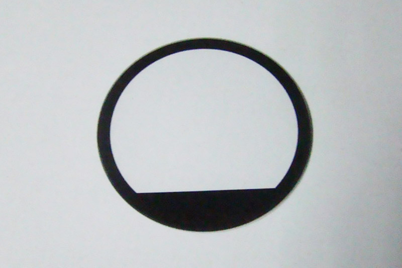 圆形丝印手表玻璃